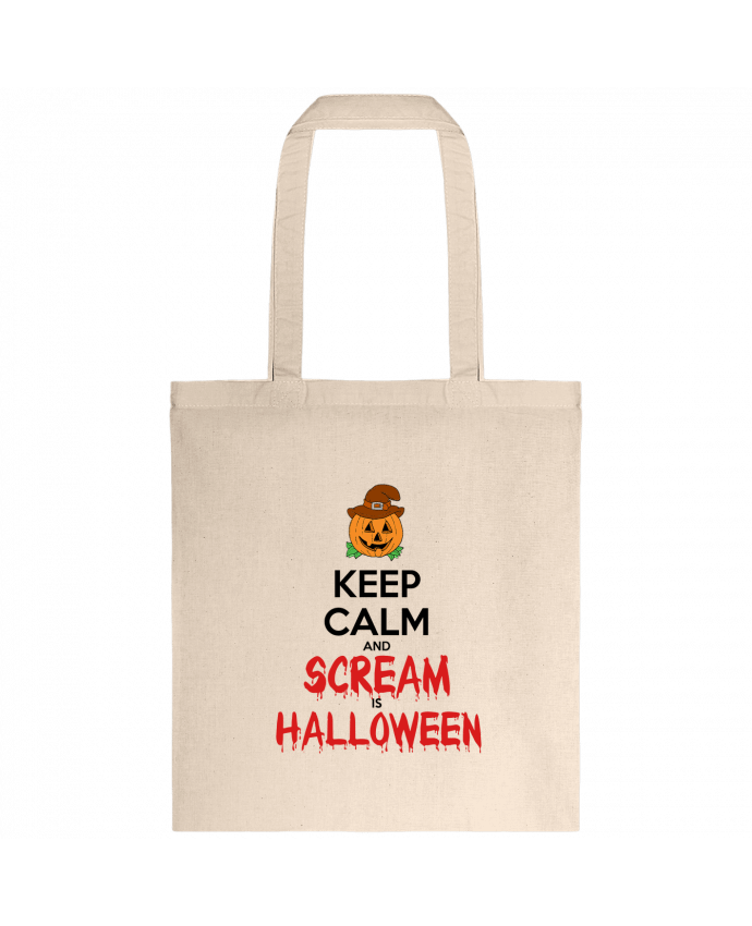 Tote-bag Keep Calm and Scream is Halloween par Happinessontheroad