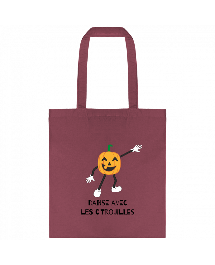 Tote-bag CITROUILLE HALLOWEEN DANSE PUMPKIN HUMOUR DANCE par                               