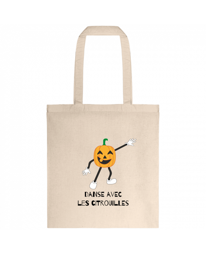 Tote-bag CITROUILLE HALLOWEEN DANSE PUMPKIN HUMOUR DANCE par                               