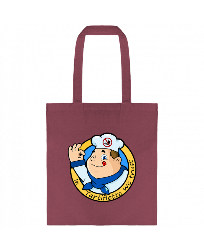 Tote-bag Tartiflette par NoriskNimoDigitalArt