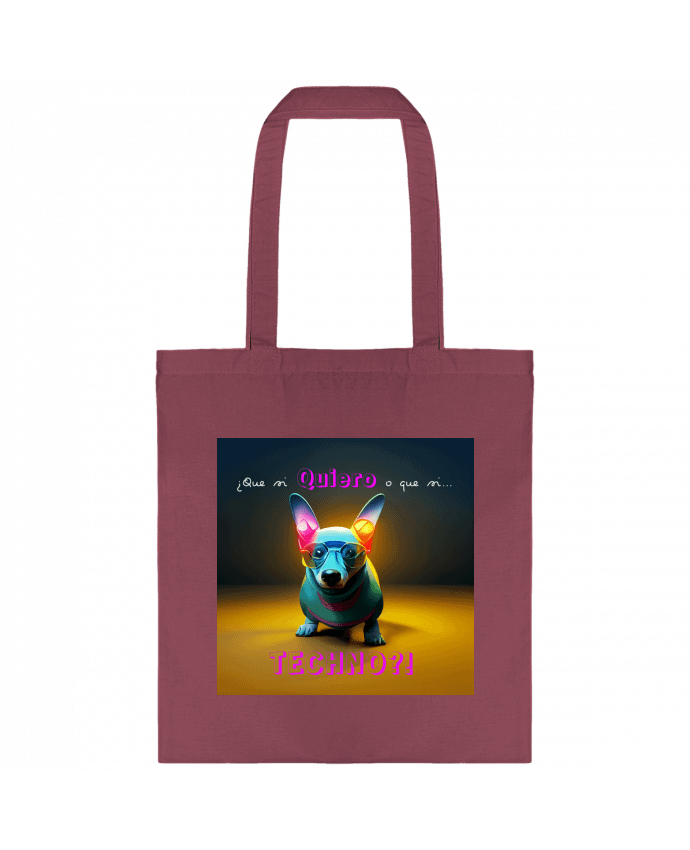 Tote-bag Quiero Techno! par a-Creations