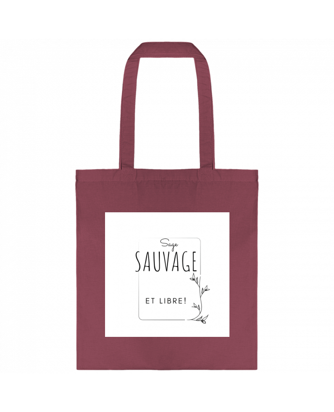 Tote-bag sage sauvage et libre par AudreyTea