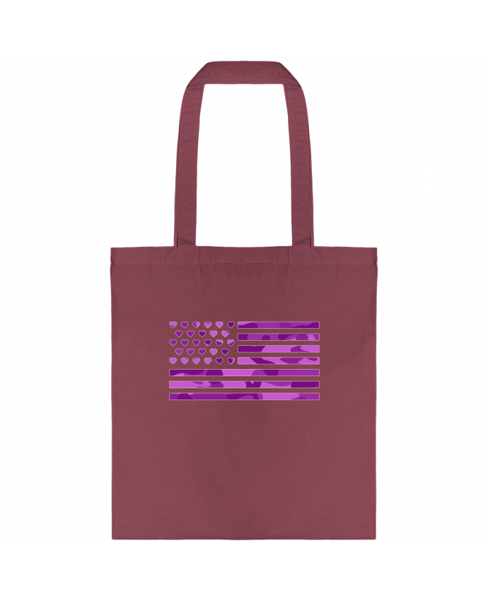 Tote-bag Love army par Lamouchenoire