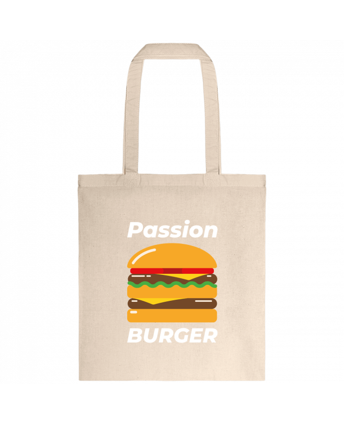 Tote-bag Passion burger par Mademoiselle Polly