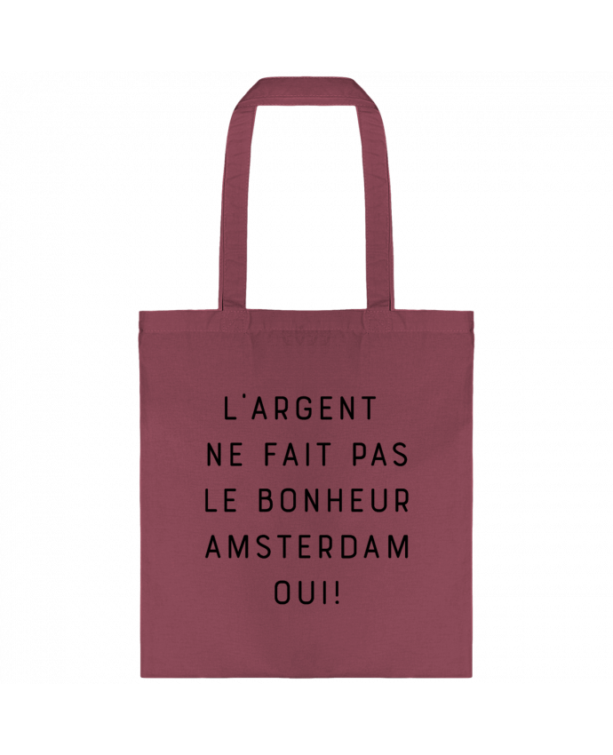 Tote-bag L'argent ne fait pas le bonheur Amsterdam oui par Emili1