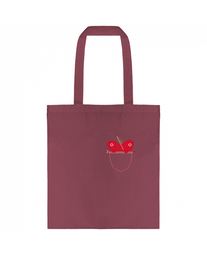 Tote-bag LOVE IN POCKET par Santiaguen