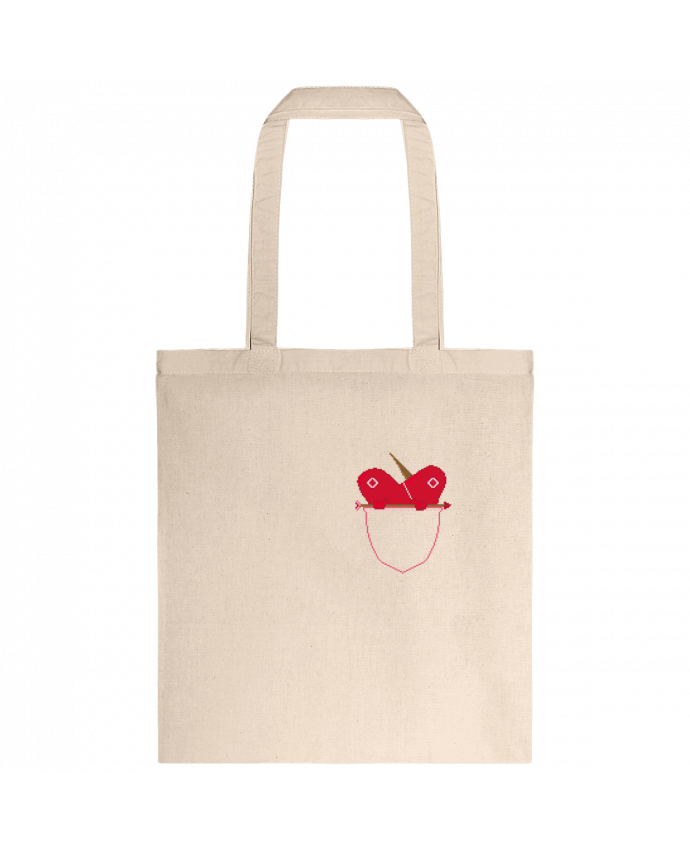 Tote-bag LOVE IN POCKET par Santiaguen