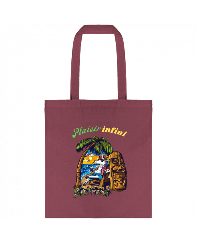 Tote-bag LA LICORNE EN VACANCES - PLAISIR INFINI par PLAISIR INFINI