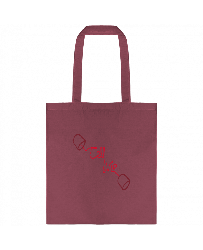 Tote-bag TELL ME par Santiaguen