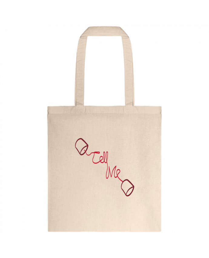 Tote-bag TELL ME par Santiaguen