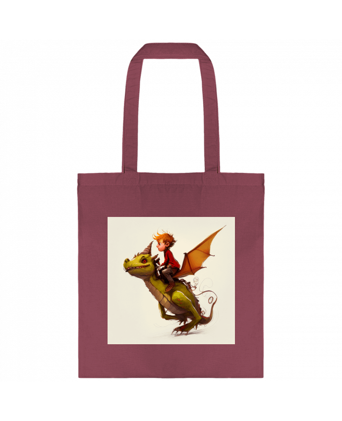 Tote-bag Garçon dragon par Louis_Designs