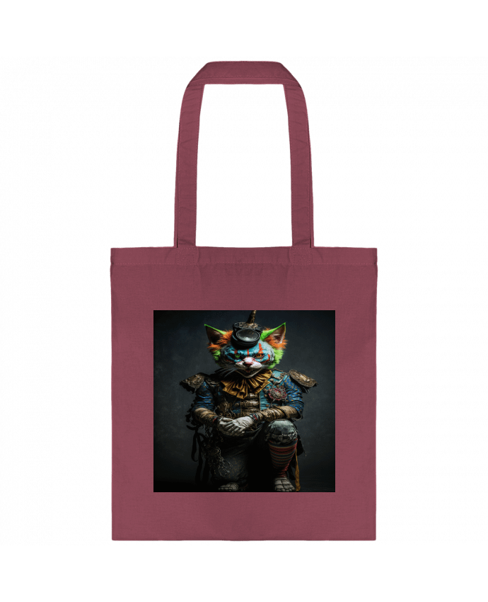 Tote-bag Un chat clown heureux très détaillé par InkBK