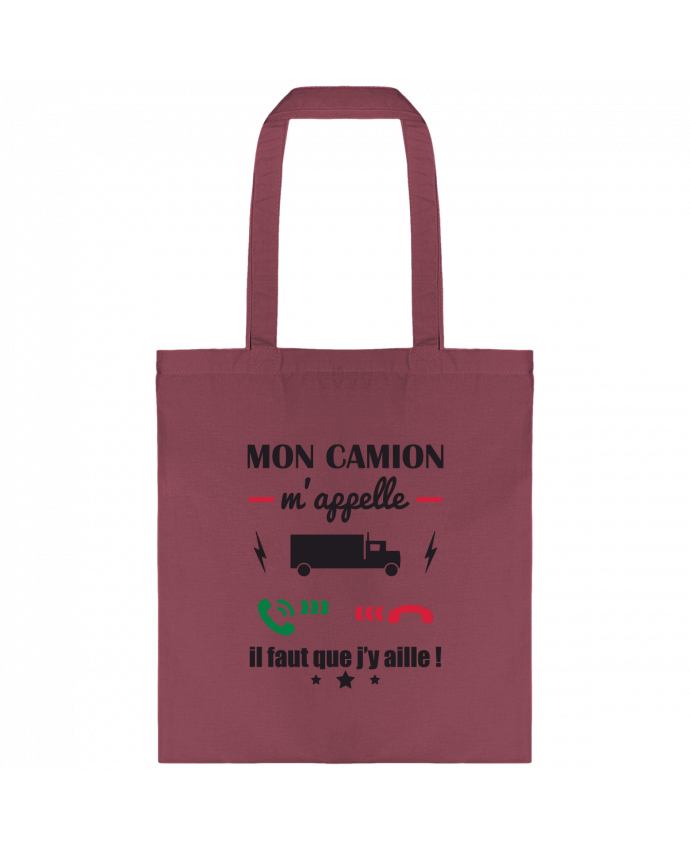 Tote-bag Mon camion m'appelle, cadeau chauffeur routier par Benichan