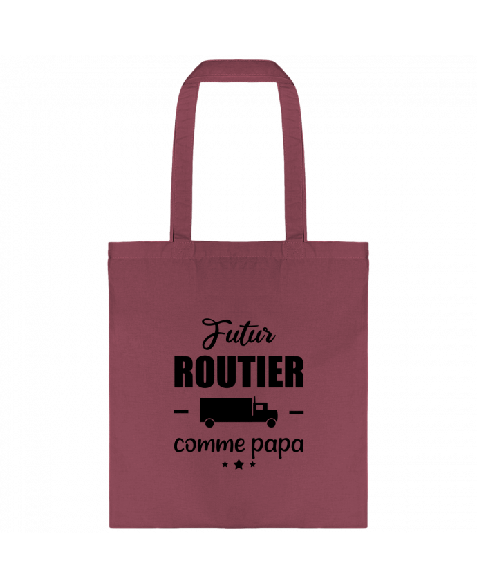 Tote-bag Futur routier comme papa, idée cadeau naissance, enfant par Benichan