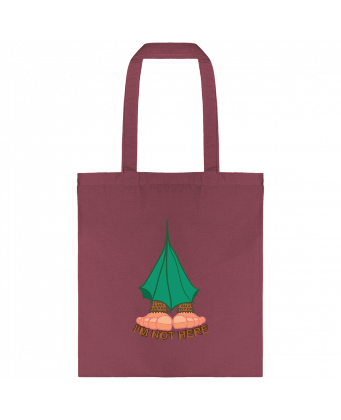 Tote-bag I M NOT HERE par Santiaguen