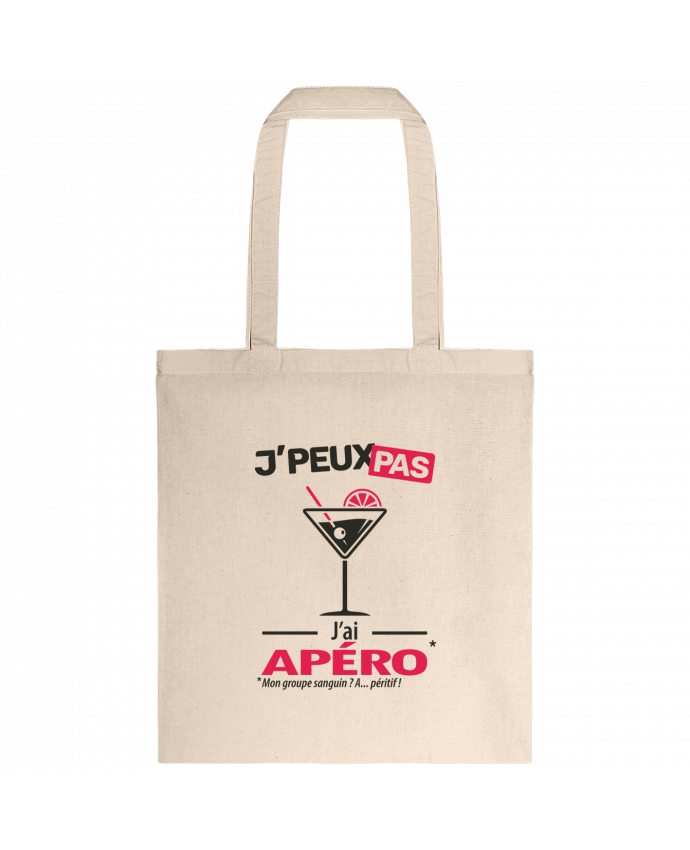 Tote-bag J'peux pas j'ai apéro ! par LilouZen