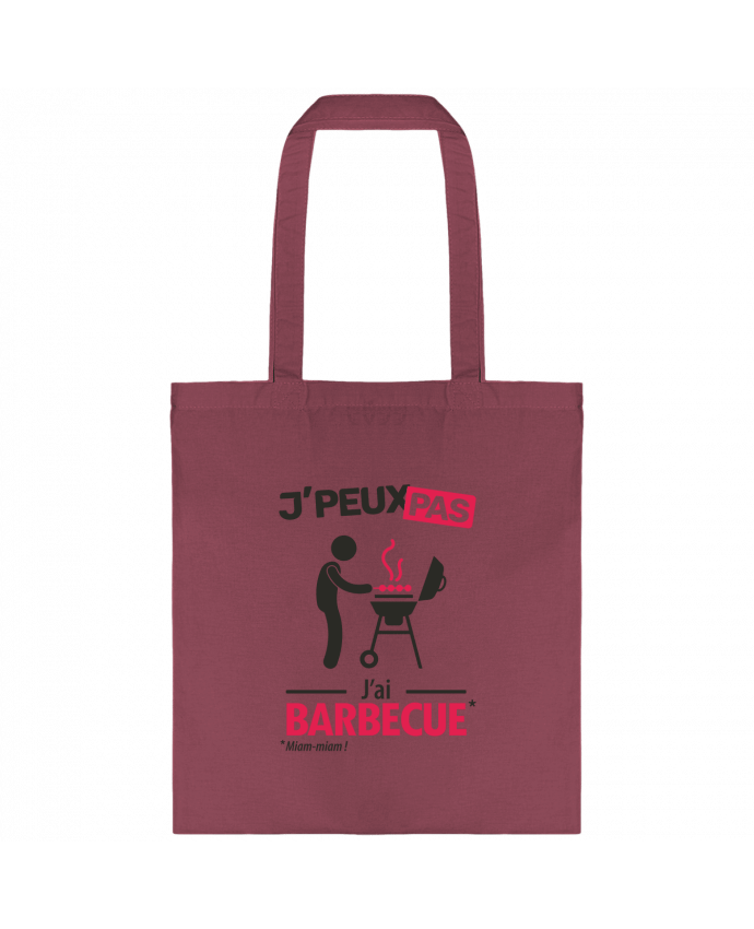 Tote-bag J'peux pas j'ai barbecue ! par LilouZen