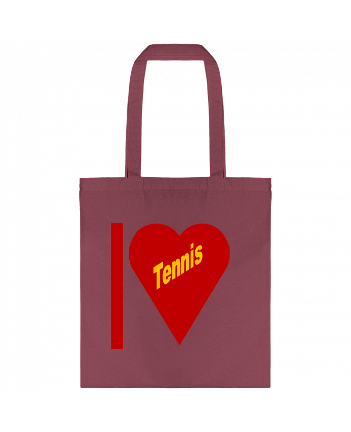 Tote-bag I LOVE  TENNIS par FIRST  STAR