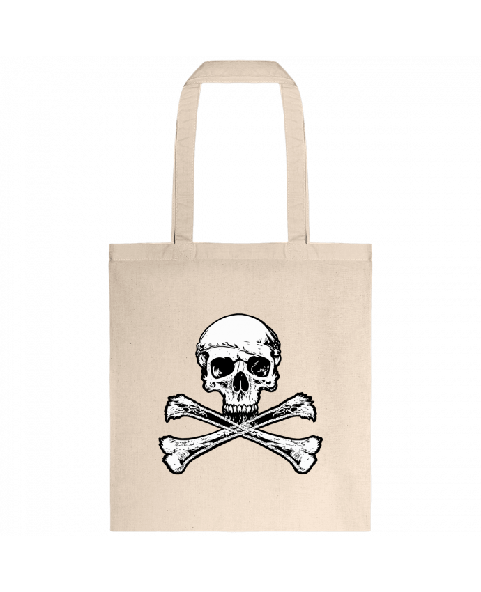 Tote-bag Jolly Roger - Drapeau Pirate - Tête de Mort par Geronimo Gorilla SylverBack