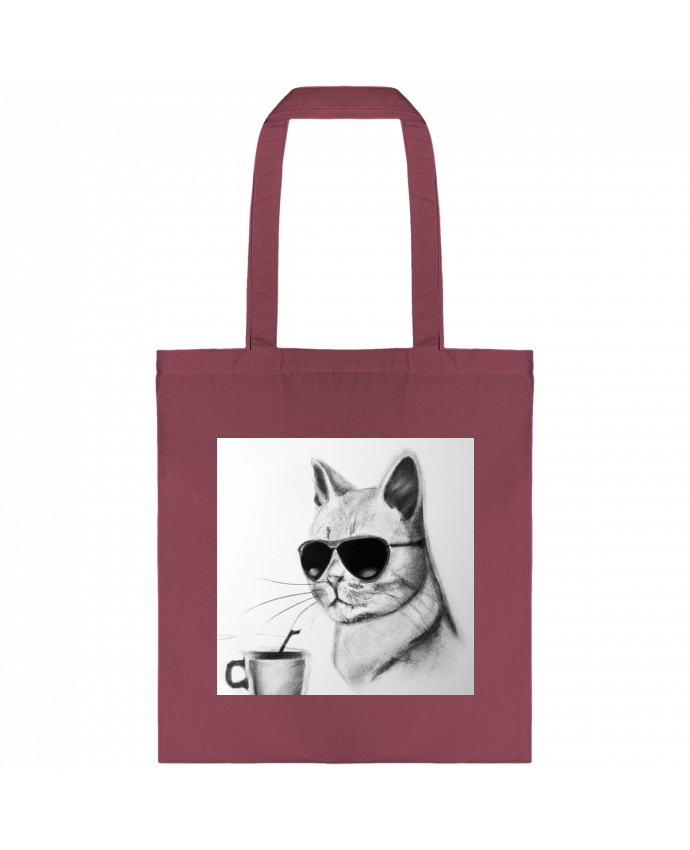Tote-bag Cat&Coffee par Sam&Goodies