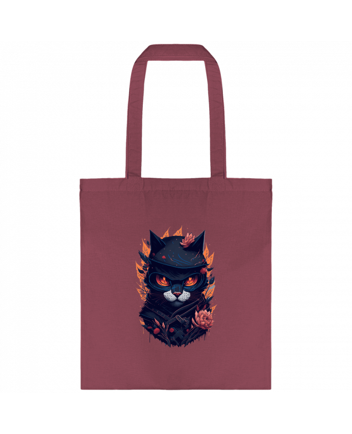 Tote-bag Ninja Chat : Design Unique et Amusant pour les Amoureux des Chats et Ninjas par créatif-des