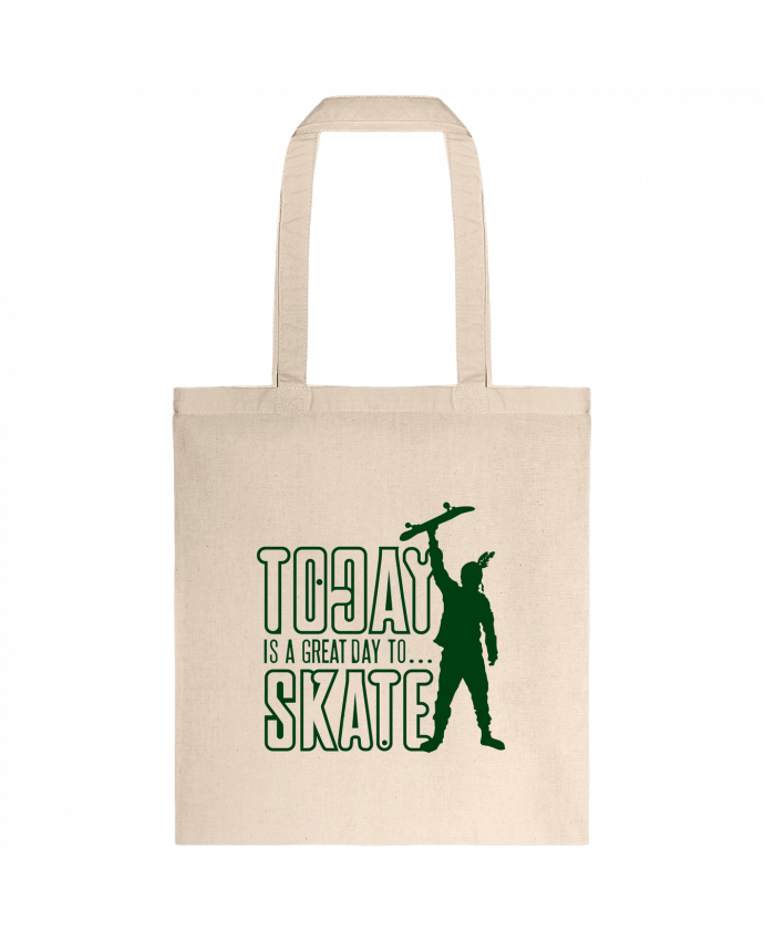 Tote-bag Today is a Great Day to Skate - Green par Geronimo Gorilla SylverBack