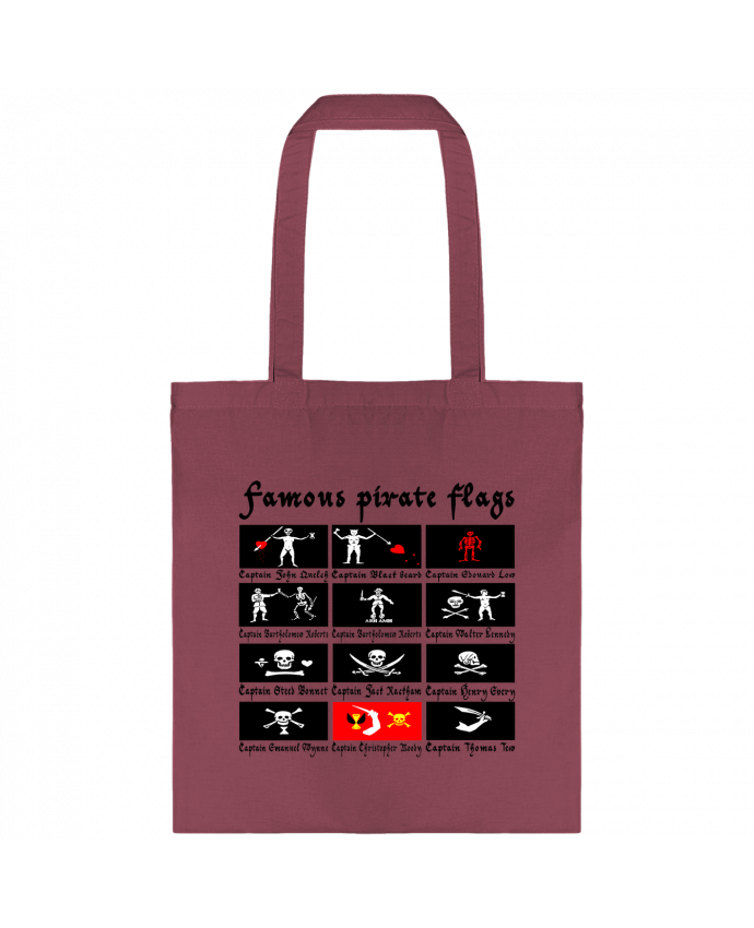 Tote-bag Drapeaux pirates célèbres par LAGUENY