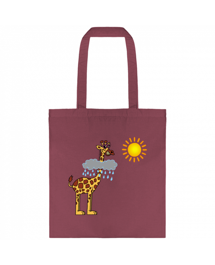 Tote-bag Du soleil pour la girafe par LAGUENY