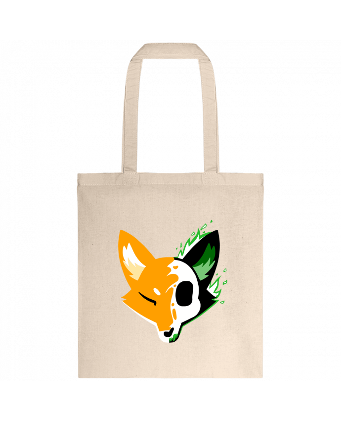 Tote-bag Loup Face par Sazuka