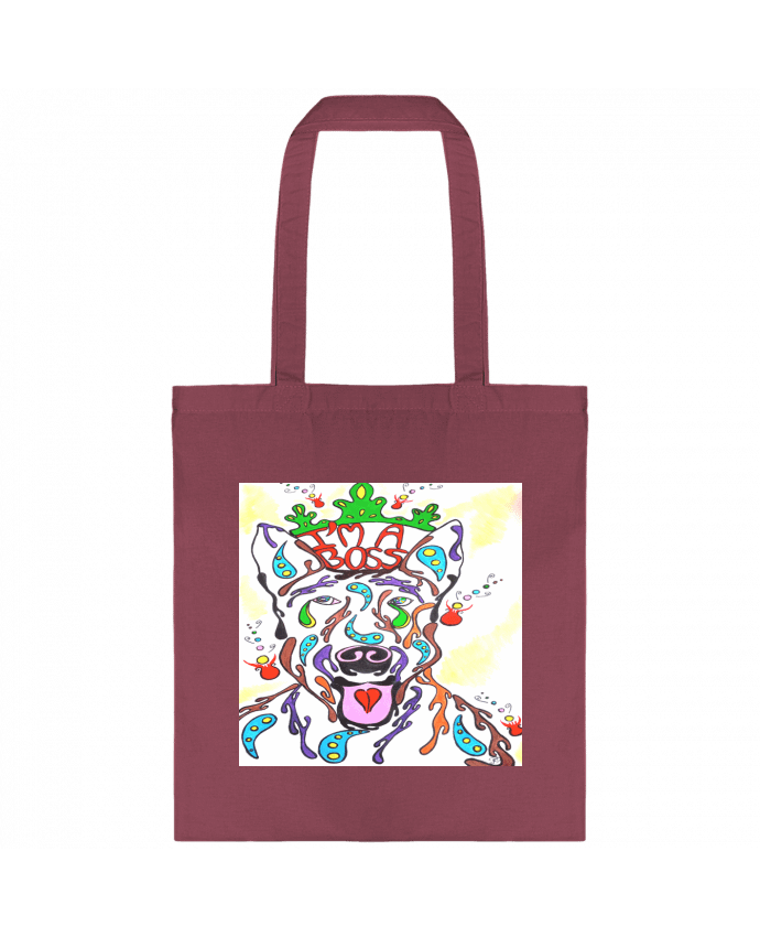 Tote-bag Popdog American Stadffordshire terrier par Doudoueditions