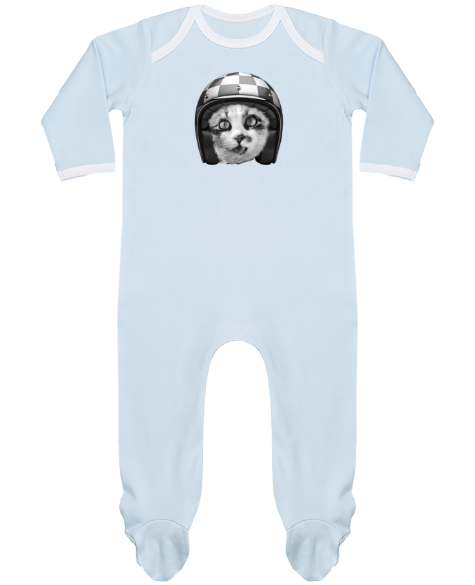 Body Pyjama Bébé Biker cat par justsayin