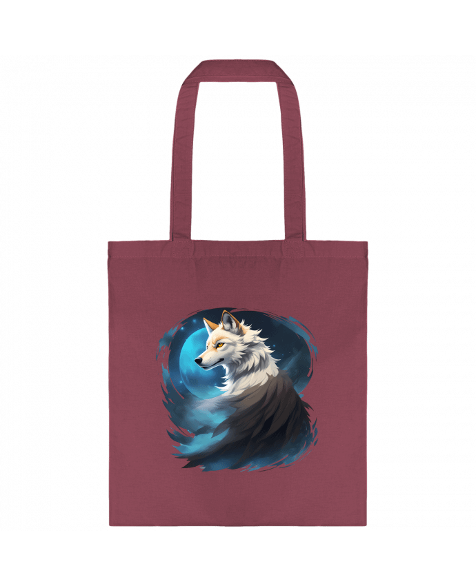 Tote-bag La Lueur du Loup : Entre Ténèbres et Mystère par ALXCOOZ1 DESIGN