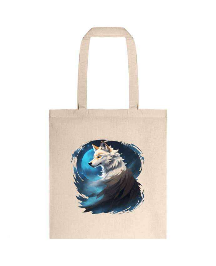 Tote-bag La Lueur du Loup : Entre Ténèbres et Mystère par ALXCOOZ1 DESIGN