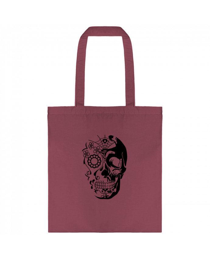 Tote-bag Tête de mort jour des morts par Lamouchenoire