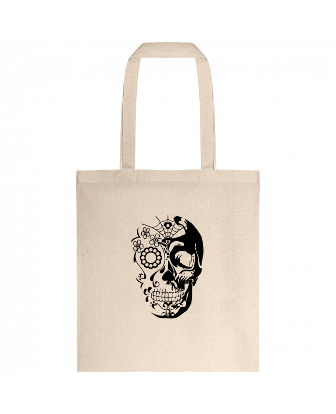 Tote-bag Tête de mort jour des morts par Lamouchenoire