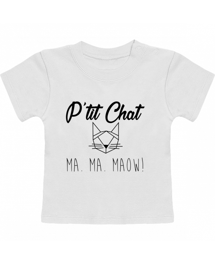 T-Shirt Baby Short Sleeve p'tit chat manches courtes du designer zdav