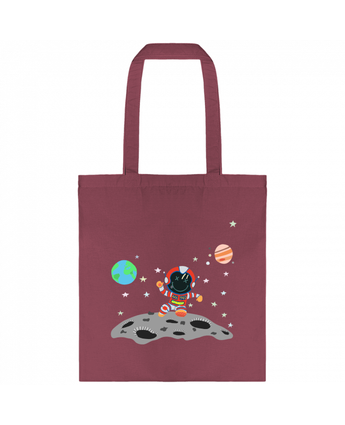 Tote-bag astronaute rouge blanc par JustFree