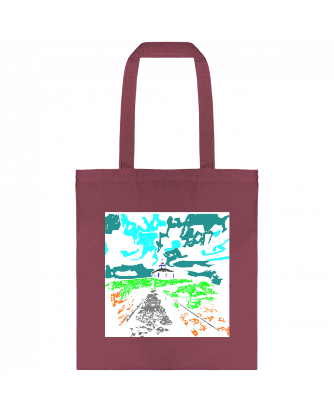 Tote-bag Illa Pancga Ribadeo Abstract par AirePuroAsCatedrais