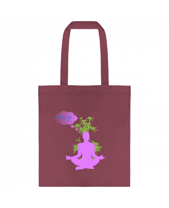 Tote-bag Restons Zen par Iluminada
