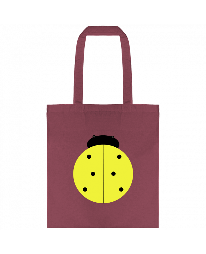 Tote-bag Coccinelle jaune par Les Caprices de Filles