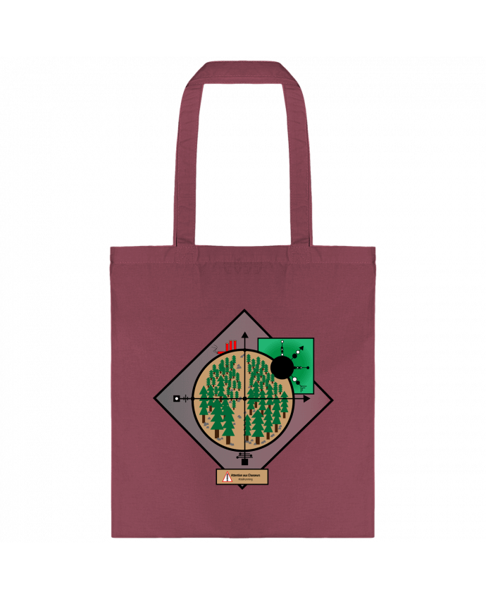 Tote-bag Attention aux chasseurs par Lours/2pattes