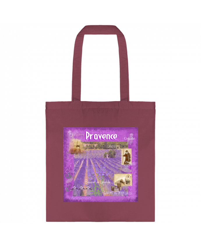 Tote-bag Images de Provence, Lavande par Bief Designs.