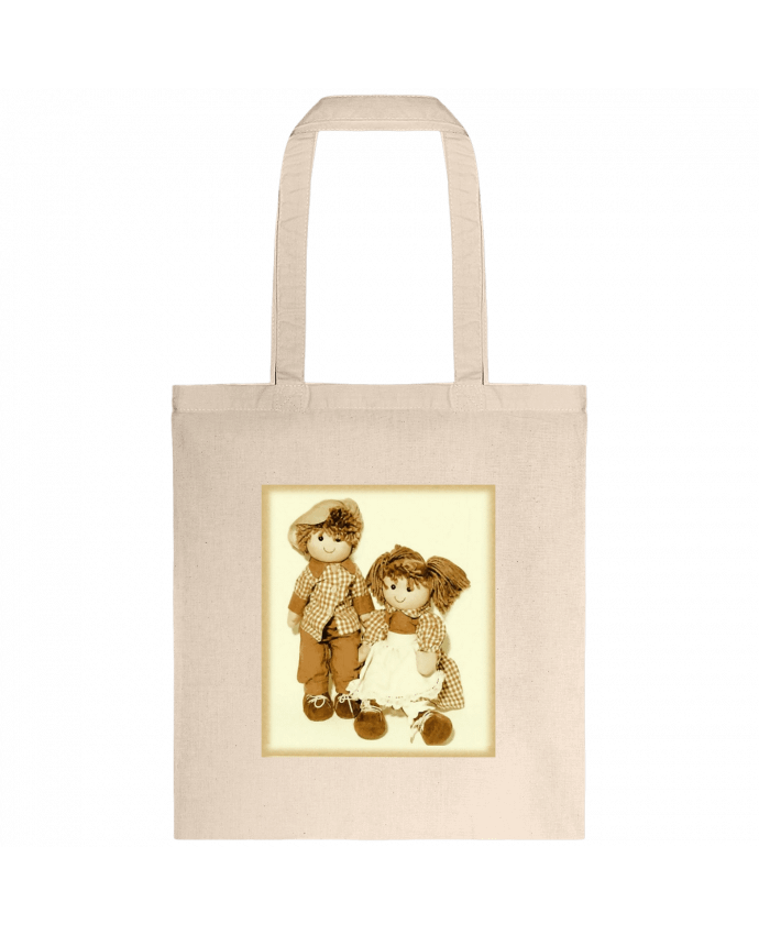 Tote-bag Gavroche, fileette et garçon. par Bief Designs.