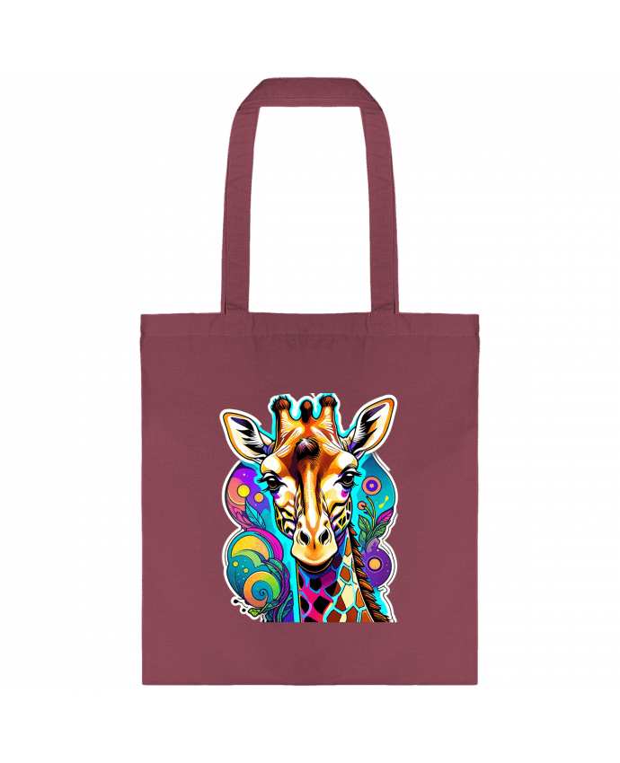 Tote-bag Visuel Girafe par On My Digital Path
