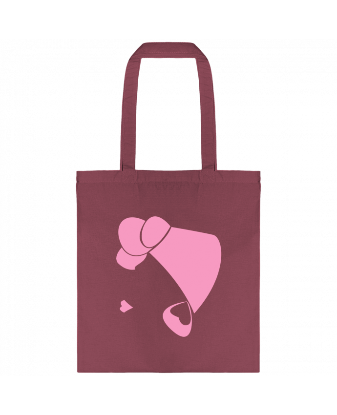 Tote-bag Profil de femme par SALLYSHIITAKE