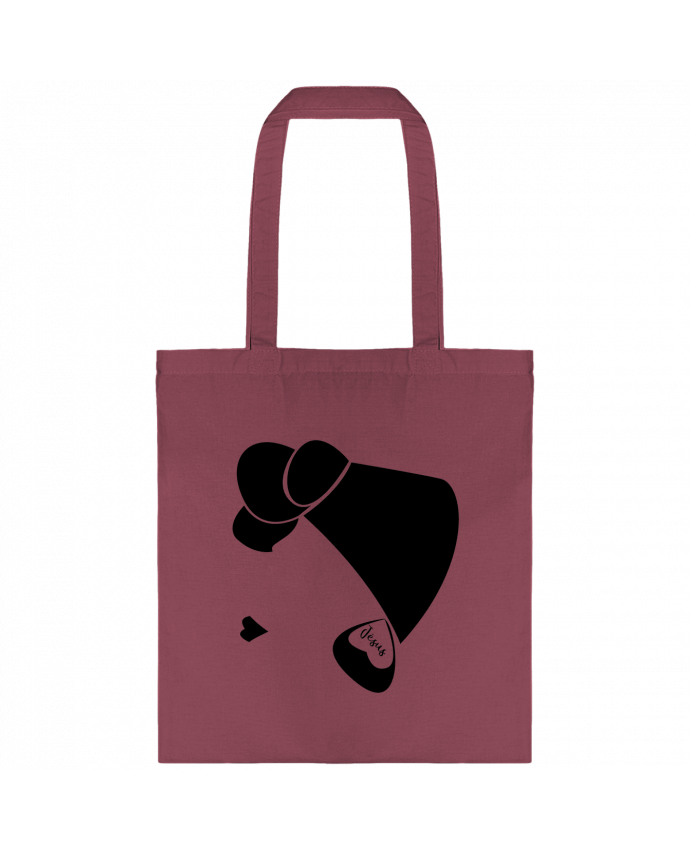 Tote-bag Profil de femme chrétienne par SALLYSHIITAKE