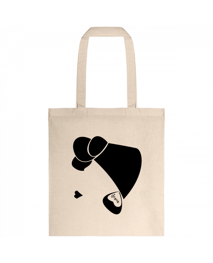 Tote-bag Profil de femme chrétienne par SALLYSHIITAKE