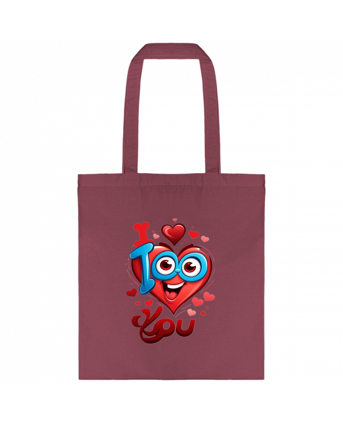 Tote Bag cotton i love you by mrzouzou