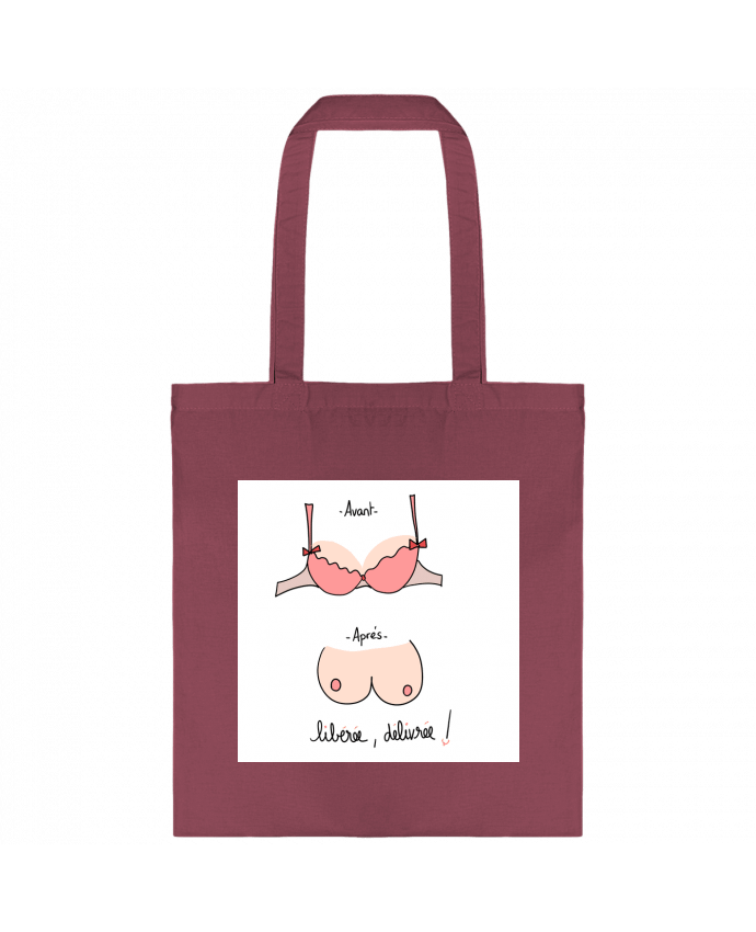 Tote-bag les nénés par Lili ravioli