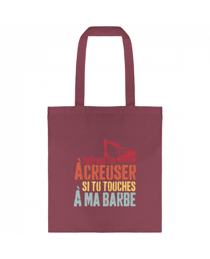 Tote-bag Papa barbu barbe mari cool cadeau par zouhair